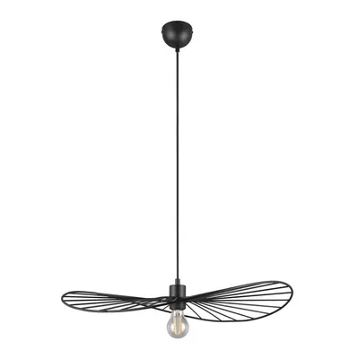 Lustră negru-mat ø 60 cm Chapeau – Reality