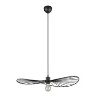Lustră negru-mat ø 60 cm Chapeau – Reality