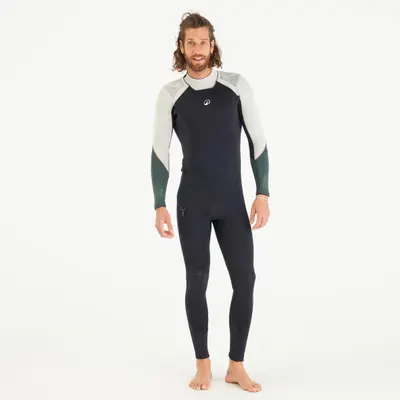 Combinezon scufundări neopren 3mm - SCD 900 Kaki Negru Bărbați