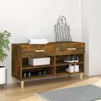 Gossi pantofar, stejar fumuriu, 102x35x55 cm, lemn compozit