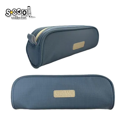 Penar tip etui, urban, 1 fermoar, blue, 21.5x5.5x7.5 cm, S-COOL