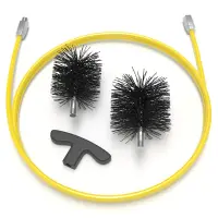 Set curatare tubulatura peleti - 3m lungime perie fi80 + fi100