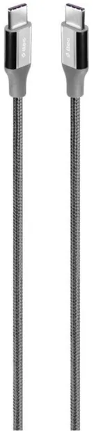 Cablu ttec - AlumiCable, Fast Charge, USB-C/USB-C, 3 m, 65W, gri