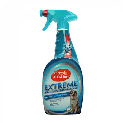 Solutie anti pete si anti mirosuri Extreme Simple Solution 945 ml