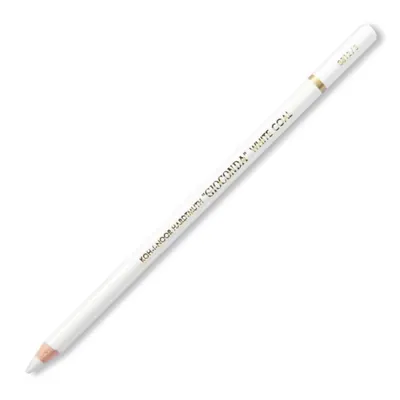 Creion carbune natural, mina medium, Gioconda Koh-I-Noor, alb