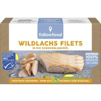 File de Somon Salbatic in Ulei de Floarea Soarelui 125g