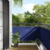 Gossi paravan de balcon, albastru, 75x700 cm, 100% poliester oxford