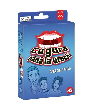 Joc Engros de carti AS Games - Cu gura pana la urechi, limba romana