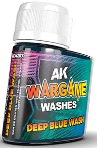 Chiuvetă emailată AK Interactive - Deep Blue Wash (AK14207) (35ml)