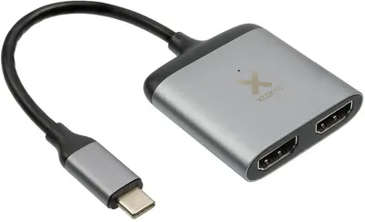 A-solar - Xtorm XC202 adaptor, USB-C/2x HDMI, gri