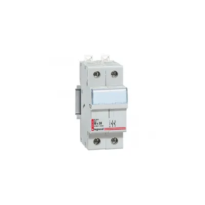Suport fuzibile - pentru industrial siguranta cilindrica fuzibila 10 x 38 mm - 500 V~ - 2P