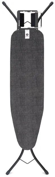Masă de călcat Brabantia - Denim Black, cu suport pentru fier de călcat, 110 x 30 cm