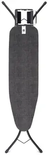 Masă de călcat Brabantia - Denim Black, cu suport pentru fier de călcat, 110 x 30 cm