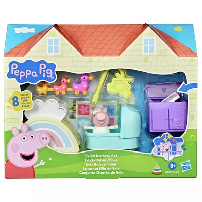 Set de joaca cu figurina, Peppa Pig, Evie's Nursery, G2835