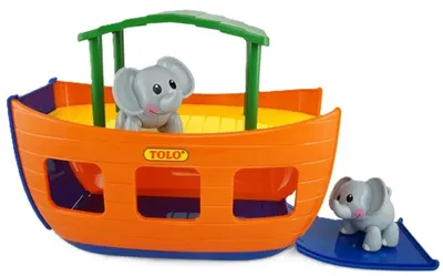Set de joacă Tolo First Friends - barcă cu elefanți