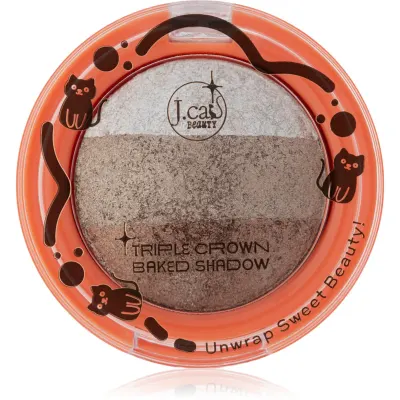 J.Cat Beauty Triple Crown farduri de ochi de lungă durată culoare 103 Gingerbread 2.5 g
