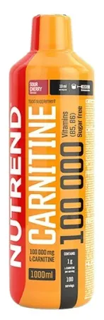 Carnitine 100 000, vișine acre, 1000 ml, Nutrend