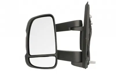 Oglinda stanga manuala crom, lung CITROEN JUMPER; FIAT DUCATO; PEUGEOT BOXER intre 2006-2014