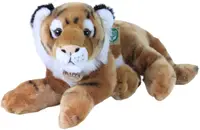 Jucărie de pluș Rappa Eco Friends - Tigru, culcat, 36 cm