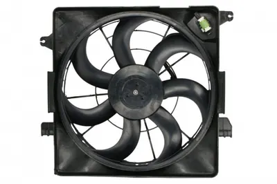 Ventilator radiator (cu carcasa) potrivit HYUNDAI IX35; KIA SPORTAGE III 2.0D 08.09-12.16