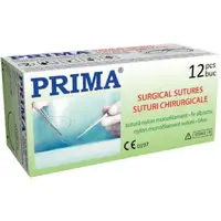Sutura Neresorbabila din Nylon, USP 2/0, 75 cm, Ac Rotund 1/2 20 mm, pentru Proceduri Generale, Prima