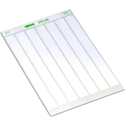 Labels; for laser printer; permanent adhesive; 9.5 x 25 mm; white