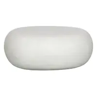 Măsuță de cafea albă 49x65 cm Pebble – vtwonen