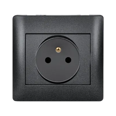 Rhyme French Type Socket Graphite Metallic