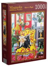 Puzzle Magnolia din 1000 piese - Labele sus
