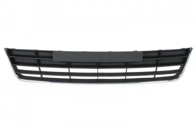 Grila Fata (Mijloc, cu sipci cromate, plastic, negru) potrivit VW TIGUAN 09.07-07.18 05.11-09.16