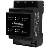 Shelly LAN Switch, cu 5 porturi, 10/100mbps, compatibil SINA DIN 3800235266830