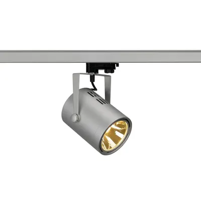 Iluminat decorativ pe sina, Traseele EURO SPOT TRACK, gri gri 3000K 36 ° incl. adaptor 3 faze