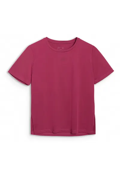 Tricou Antrenament Femei Vin - 4FDry - Rosu inchis
