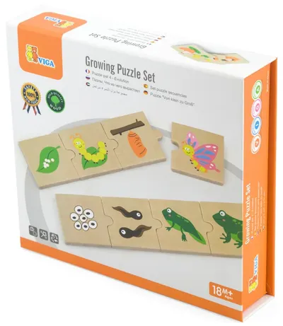 Puzzle educațional Viga - Creșterea și dezvoltarea speciilor