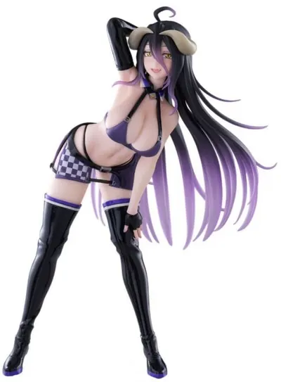 Statuetă Taito Animation: Overlord - Albedo Grid Girl Ver. 18 cm