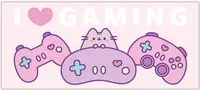 Mousepad Pyramid Animation: Pusheen - I Love Gaming