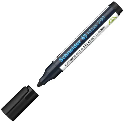 Schneider Maxx 290 marker pentru tablă albă - 3 mm, negru