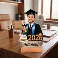 Caricatura pentru Absolvent - Statueta Personalizata tip Trofeu -
