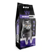 WONDERWHITE, Lavanda, așternut igienic pisici, granule, bentonită, aglomerant, neutralizare mirosuri, 10kg