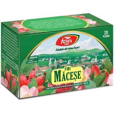 Macese, F181, ceai la plic, Fares | 20 plicuri
