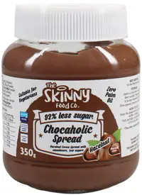Chocaholic Skinny Spread, Chocolate Hazelnut, 350 g, Skinny Food Co