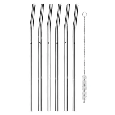 Paie de băut cu perie de curățare 6 buc. din metal – WMF