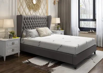 Saltea din spuma poliuretanica Somnomed Antiacaria 120 x 200 x 20 cm cu husa detasabila