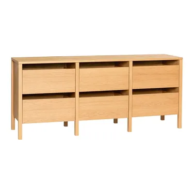 Comodă în culoare naturală cu aspect de lemn de stejar 150x65x40 cm Forma – Hübsch