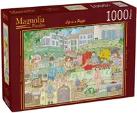 Puzzle Magnolia din 1000 piese - La piață din Provence