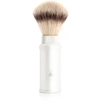 Mühle TRAVEL Silvertip Synthetic Pamatuf pentru barbierit White 1 buc
