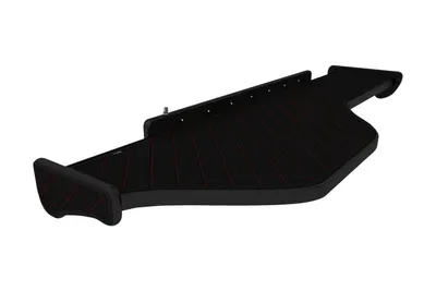 Masa lunga camion compatibila cu DAF XF 106 06.2015+, Negru cu cusatura rosie