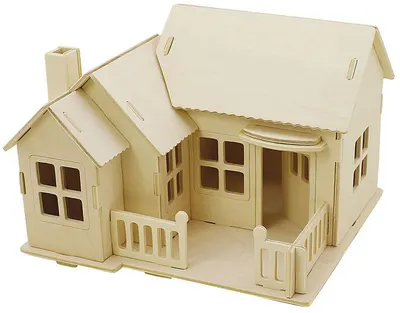 Set 3D prefabricat Compania Creativ - Casa cu terasa