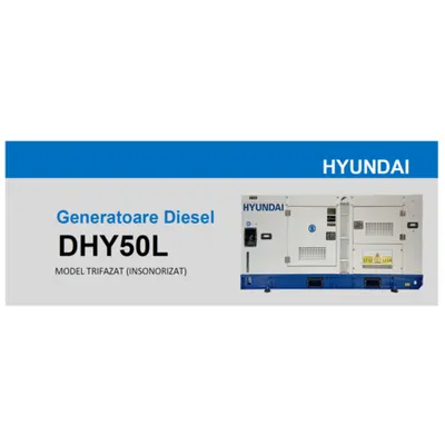 Generator Diesel 50kVA Trifazat Insonorizat Profesional