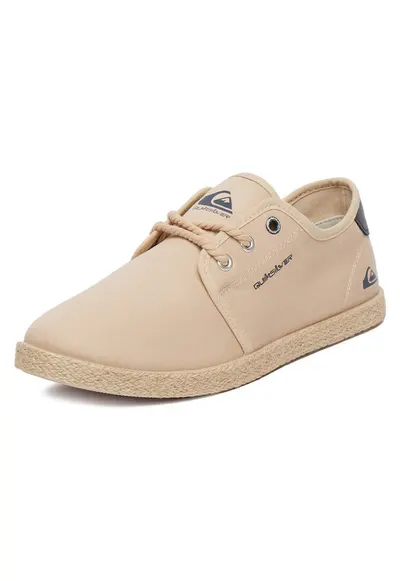 Tenisi barbati casual - bej - material textil - varf rotund